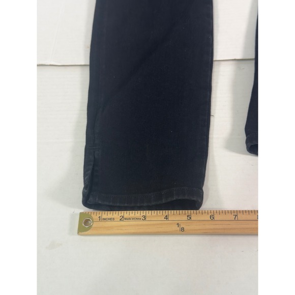 Guess Womens Jumpsuit Black Studded Denim  Zipper Front Sleeveless Pants Size 29 - Picture 9 of 15